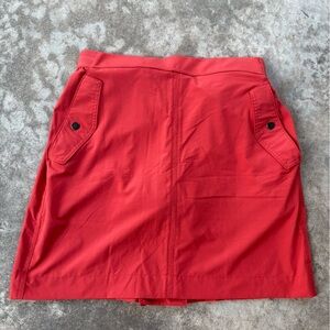 Size 10 (but fits like an 8) rust orange skirt from Athleta